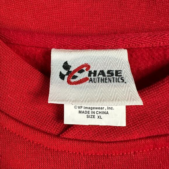 Dale Earnhardt Jr Nascar Chase Authentic Sweatshirt Mens XL Red Black Crewneck - Picture 4 of 13